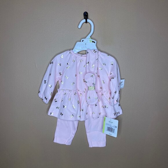 2 Pink Baby Girl Infant 3 Month Old Sets - Picture 6 of 12